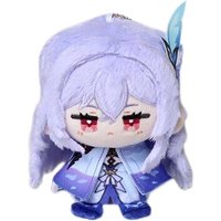 Game Genshin Skirk Plush Toys XMAS Pendant Genshin Ineffa Plusie Toy Figurine Skirk Plush Keychain Children Holiday Collection
