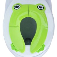Grenzüberschreitender, exklusiver, froschförmiger, faltbarer Kinder-Toilettensitz, tragbarer Reise-Töpfchenunterlage, rutschfester, sicherer Toiletten