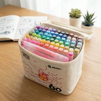 Marie's 24/36/48/60 Marker Pen Alcohol Art Markers Color Marker Set Dual Tips Felt Pen Sketching Drawing Graffiti Manga School