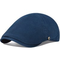 VOBOOM Classic Cotton Flat Cap Ivy Caps Men Women Newsboy Cabbie Driver Hat Season Flat CapSolid Color Casual Camouflage Beret