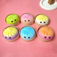 Hot 1Pcs Soft Rebound Squeeze Toy Simulated Dumpling Squishy Stress Ball For Anxiety Desk Decor Gift For Students Office Workers