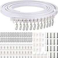 Bendable Modern Style Plastic Visible Track Curtains Curtain Rail