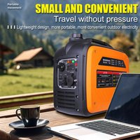 2800W-3800W Inverter Gas Engine Generator, 4-stroke, 18-25kg, Portable for Camping Motorhomes Garden