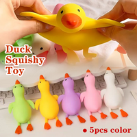 colorful Antistress Duck Squeeze Toys Goose Kawaii Animals Vent Toys for Kids Adults Decompression Stretch Toys for Children
