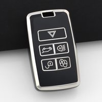 Fashion TPU Car Key Case Cover Fob Keychain Shell For Land Rover Range Rover Discovery 5 Sport 2018 For Jaguar XEL E-PACE 2019