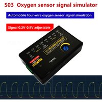 S03 Mini Type Auto Oxygen Sensor Signal Simulator Four-Wire 0.2V - 0.8V Signal Adjustable Special instrument for Auto Repair