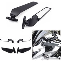Adjustable Rotating Rearview Mirror for Motorcycle, Modified Wind Wing Mirrors, Honda CBR650, CBR600RR, YAMAHA, Kawasaki, BMW