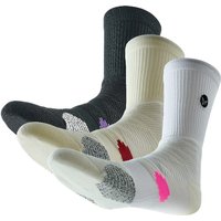 Veidoorn Ankle Support Sports Socks for Men Women Thick Cushioned Athletic Socks with Non-Slip Grip Running Hiking Workout Socks
