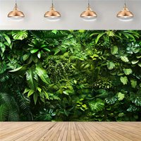 A multi-purpose photo background featuring lush green grass, verdant plants and moss patterns