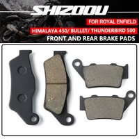 Motorcycle Front Rear Brake Pads For Royal Enfield HIMALAYA-450 2025 BULLET TRIAL 2020 THUNDERBIRD 500 2019-2020