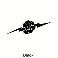 1PC Fist Lightning Sticker, Waterproof Vinyl Decal for Car, Motorcycle, Window, Bumper, Laptop, DIY Decor