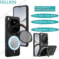 Nillkin For OPPO Find X9 Ultra CamShield Prop Magnetic Anti fall airbag lens cover bracket phone case Magsafe protective cover