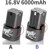 16.8V 6800mAh Li-ion Battery Universal Rechargeable Lithium Battery for Power Tools Electric Screwdriver Electric Shear Wrench