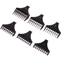 6Pcs/set For T9 1.5/3/4.5/6/9/12 Mm Professional Hair Trimmer Limit Comb Universal Guards Hairdresser Hair Cutting Guide Barber