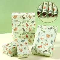 6pcs 50*70cm Gift Wrapping Paper Dinosaur Theme Party Gift Decoration Birthday Gift Wrapping Supplies For Birthday Party Supplie