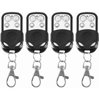 4pcs Universal Cloning Wireless Remote Control Key Fob for Car Garage Door Gate 433.92mhz
