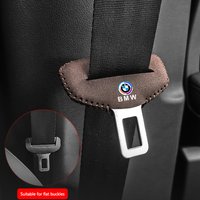 2pcs Car Seat Belt Cover Clip For BMW 50th E90 F20 F30 F40 X7 X4 X5 X6 E70 E30 E34 E53 E61 E62 E9 Safety Buckle Protective Cover