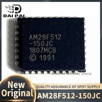 (10Pcs/Lot) 100% New original AM28F512-150JC AM28F512 28F512 PLCC32 Chipset