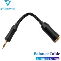 Audio Cable 2.5mm to 4.4mm Male To Female AUX port Headphones Plug Adapter cord 8 Core No-Oxygen Copper Silver-plated Connector