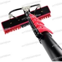 30 FT Window Cleaning Pole Water Fed Brush Kit 9 Meters Telescopic Extendable Water Fed Pole Solar Panel Washing Tool