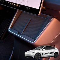 For Tesla Model Y Standard RWD 2026 Center Wireless Charging Pad Phone Non-slip Protective Mat Car Interior Anti Dirt Pad