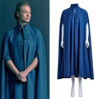 The Handmaid's Tale Serena Joy Cosplay Costume Blue Cloak Handmaid Offred Cloak Cape Women Halloween Carnival Party Prop