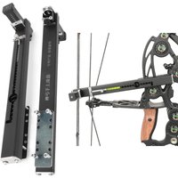 12 Rounds Steel Ball Dual-use Bow Launcher Fast Shooting Aluminium Alloy Universal Fit All Dual-Purpose Compound Bow Shooting