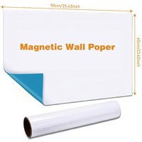 1 whiteboard set (non-magnetic) includes 4 magnetic nails, 1 black pen, 1 blackboard eraser, 1 box and 1 double-sided tape.