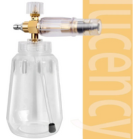 Manufacturer direct selling high-pressure washer foam spray bottle transparent PA all copper car washing water gun