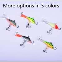 1pcs high-quality artificial bait for winter ice fishing, fake bait for outdoor balance bait, 5cm-7.5G mini bait
