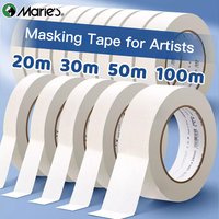 MARIE'S Masking Tape Artist-Grade Masking Tape for Fine Arts Students Tear-by-Hand Masking Tape for White Space Preservation