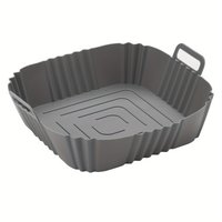 Reusable Non-Stick Silicone Air Fryer Liner Easy Clean Baking Tray for Pizza Fried Chicken