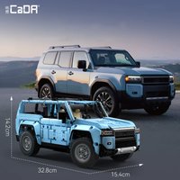 Cada 1:14 App RC Off Road Vehicle Model Building Blocks Set 586PCS Technical Car Construction Toys Kids Holiday Gifts