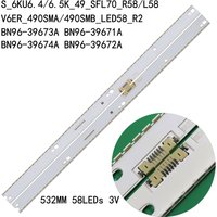 New LED Backlight Strip For Samsung UE49MU6402U UE49MU6470U UE49MU6500U UE49LS003AU UE49MU6409U UE49KU6402 UE49MU6470 E49MU6450