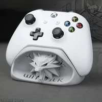Wolf Head Badge Game Controller Base Bracket for Xbox Gamepad Gaming Peripherals Computer Accessories Desktop Storage Organizer