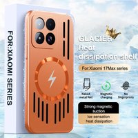 Luxury Ice Feel Heat Dissipation Case For Xiaomi 17Max 17T 17Tpro Ultra Thin Magnetic Protect Cover