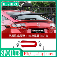For New Honda Civic Hatchback V M S Style 2022 2023 Car Trunk Spoiler ABS Auto Rear Trunk Wing Accessories Spoiler