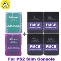 OPL 1.2.0 Fortuna FMCB For MX4SIO SIO2SD TF/SD Card Adapter For PS2 Slim Game Console