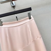 Vacation style elegant ruffled V-neck cape top set summer casual fashionable versatile comfortable women's mid length skirt set