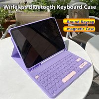 Case with Bluetooth Keyboard for IPad Pro 11 2025 A3358 A3359 11th Gen A16 10th 10.9 Air 7 6 5 4 2 1 10.2 9th 8th 7th Mini 6 7