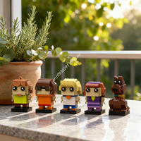 451pcs MOC Shaggy Velma Fred Daphne Scooby Doo Model Building Blocks Architecture Assembly DIY Creative Idea Display Brick Gift