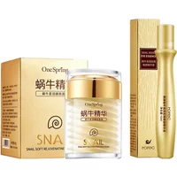 Skincare Set Snail Collagen Cream Anti Aging Whiten Skin Face Cream Fade Dark Eye Circles Remove Eye Bags Eye Serum