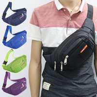 Multicolor Women Waist Bag Hip Belly Banana Bum Chest Belt Male Female Fanny Pack Pouch Purse Purse Kidney Row Bum Bag