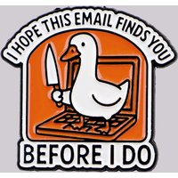 Funny "Before I Do" Goose Enamel Pin Lapel Pins for Backpacks Brooches for Women Fashion Jewelry Accessories Friends Gift