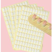 1 to 20 Sheets Nail Tip Glue Stickers for Nail Display Tips, 100pcs/Sheet Double Sided Adhesive Tabs for Practice Nail Stand