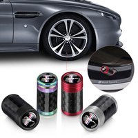 4Pcs Car Emblem Wheel Tire Valve Stem Air Cap Dust Cover For Ford Mustang Shelby Edge Kuga Transit Mondeo Fiesta Ghia Fusion