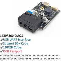 GROW GM69Pro 1280*800CMOS OCR/1D/2D Barcode Scanner Module USB UART Interface QR Code Bar Code Reader Support OCR Passport