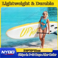 Inflatable SUP Stand Up Paddle Board for Water Paddling & Outdoor Leisure, Portable Non-Slip Deck, Adults Youth