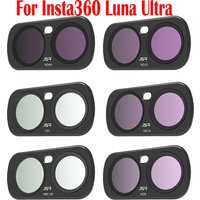 UV CPL ND Lens Filter Kit for Insta360 Luna Ultra Black Mist Filter Natural Night Magnetic Quick-Swap Insta 360 Camera Filters
