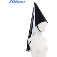 Women Medieval Hennin Party Hat with Veil Cone Pointy Hat for Halloween Party Christmas Renaissance Costume